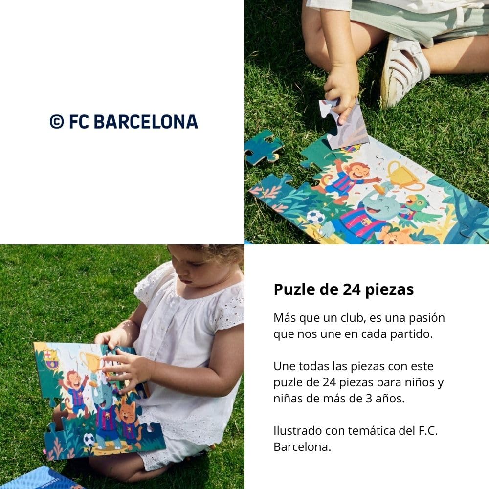 Miniland FC Barcelona puzzle bambini 24 pezzi dai 3 anni