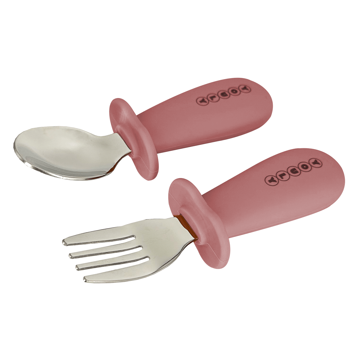 Youly Kinderbestek Posate Bimbi Vintage Rosa Acciaio