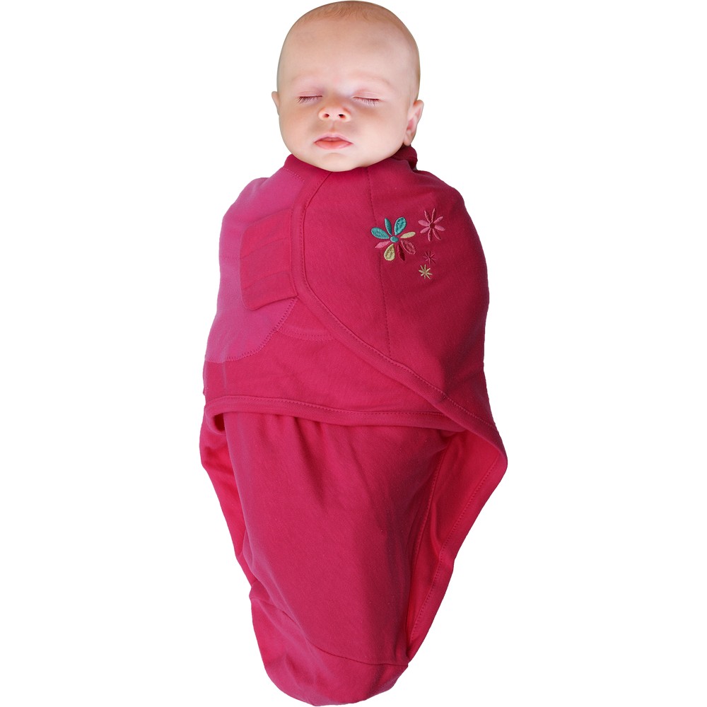 BoJungle Sleep B-Wrap Pink Flower coperta fasciatura L