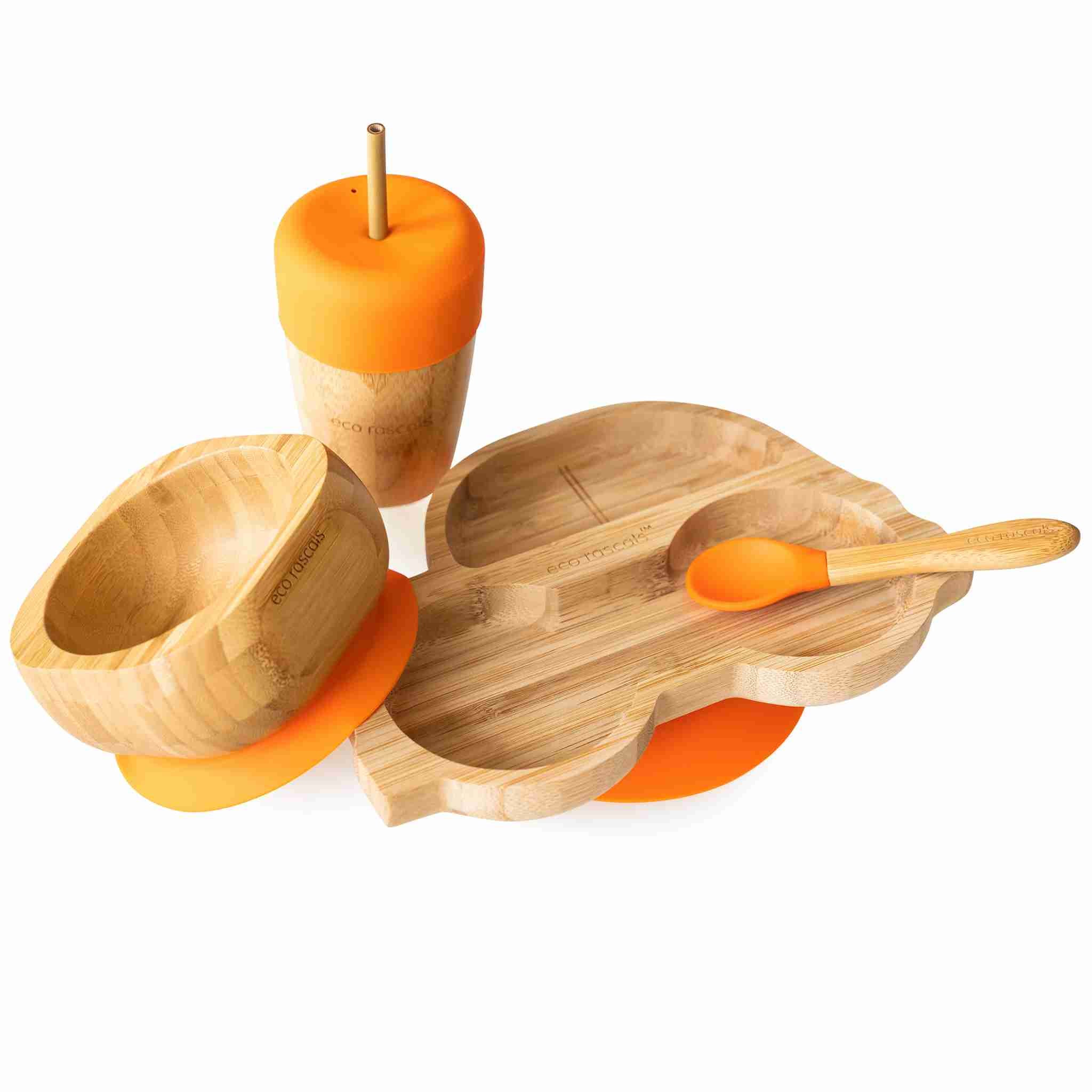 Eco Rascals Bundles Set Svezzamento Auto Blu 6 pezzi bambu