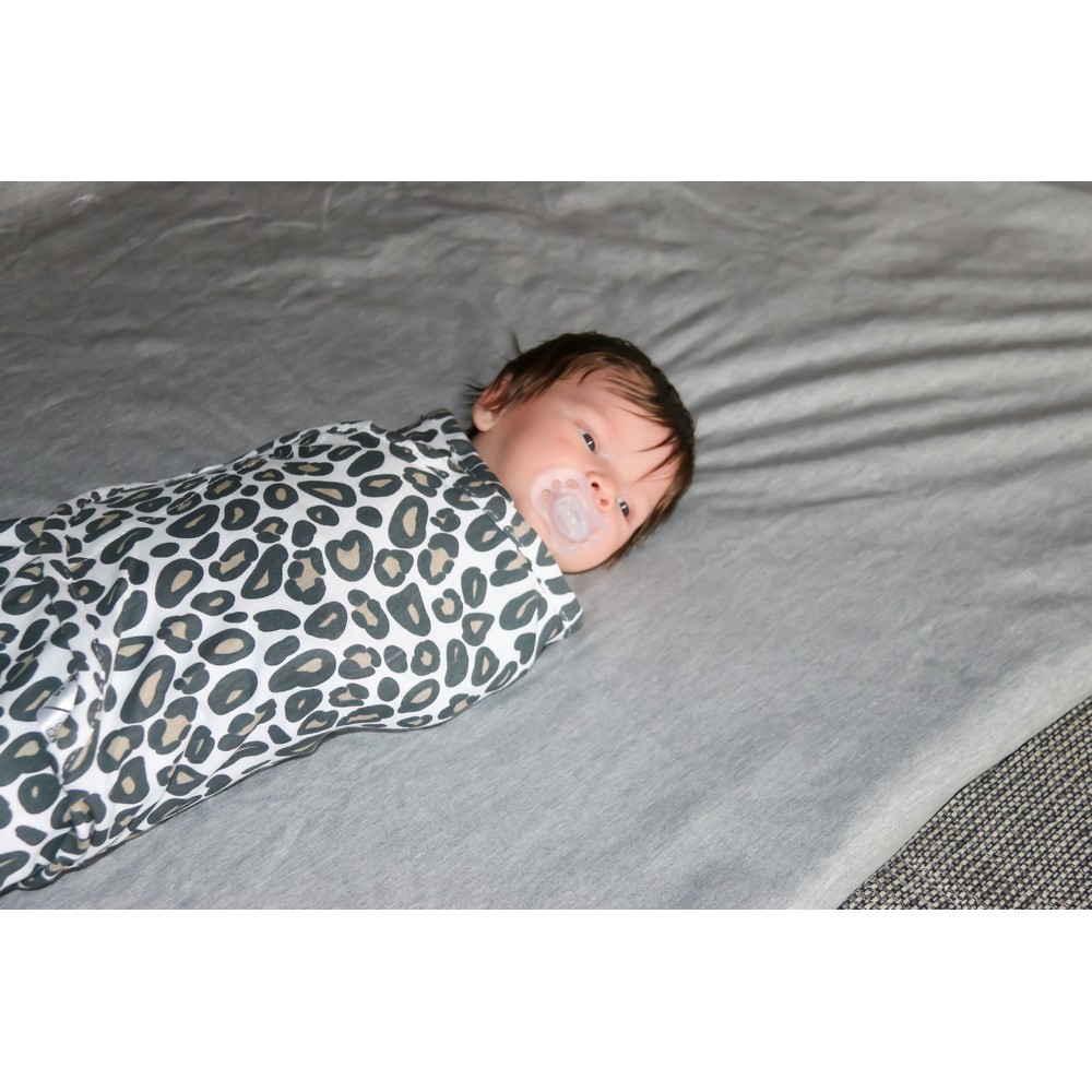 BoJungle B-Wrap Small coperta fasciatura leopard 100% cotone