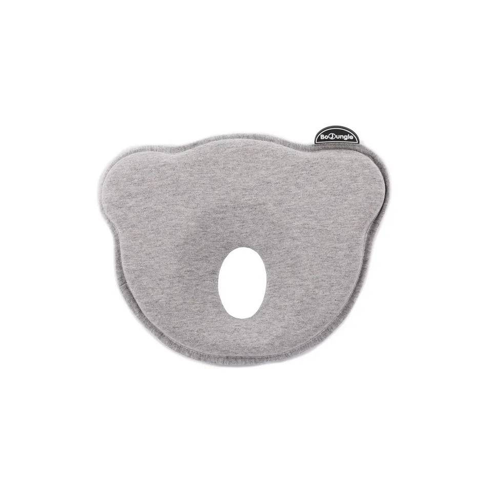 BoJungle Sleep B-Cosy Cuscino Testa Neonato Grigio Jersey