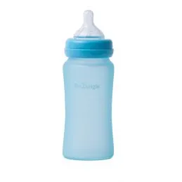 Bo Jungle B-Thermo Biberon Vetro 240 ml Turchese