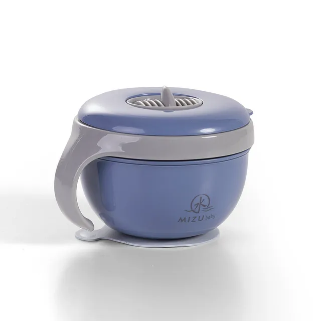 Mizu Baby Taiki Piatto Caldo Blu Termico Ventosa 330 ml