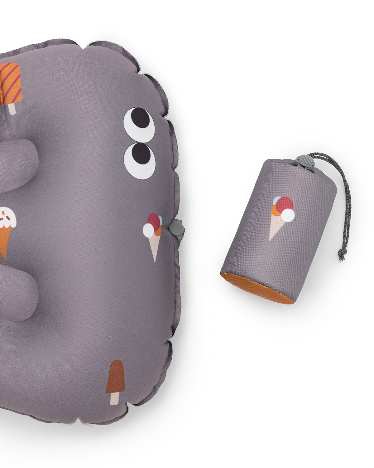 Noui Noui Ice Cream Anthracite cuscino gonfiabile bambino antiscivolo