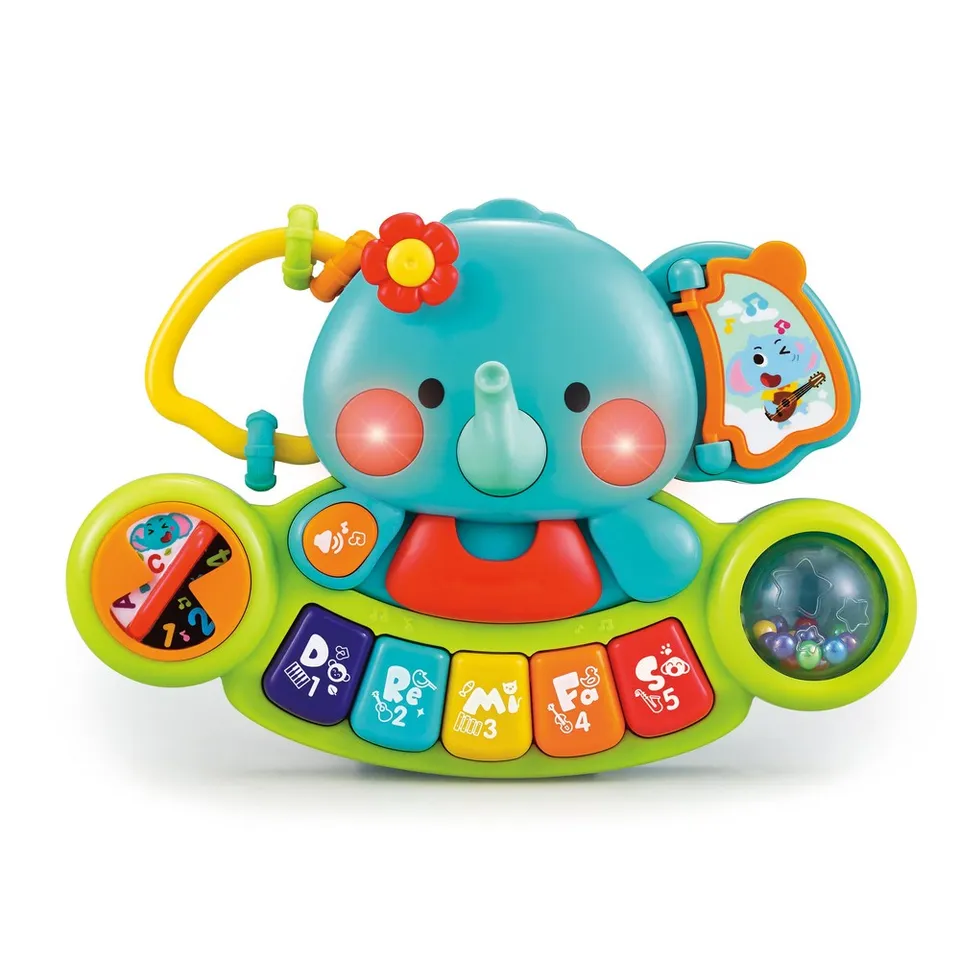 BoJungle Playtime E'Le'Phant pianoforte giocattolo luci musica 6m+