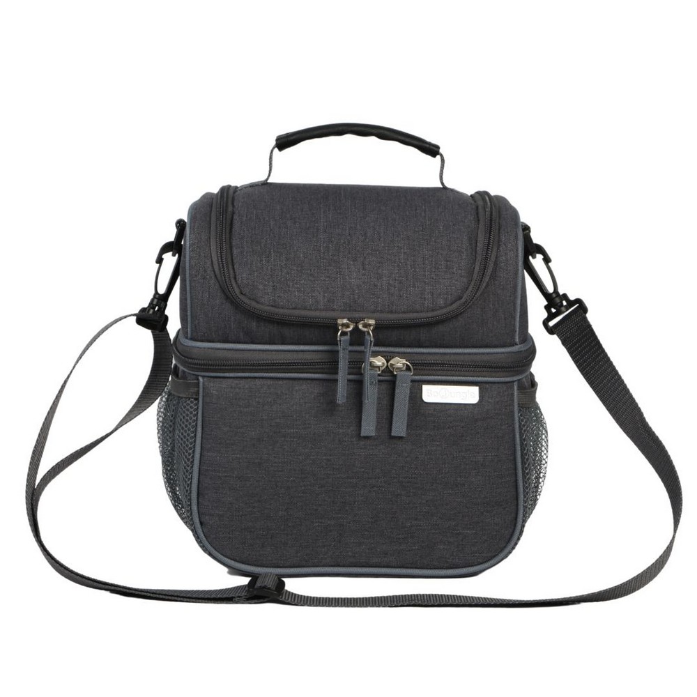 BoJungle Outdoor Organiser Tiralatte Borsa Termica Grigio Scuro