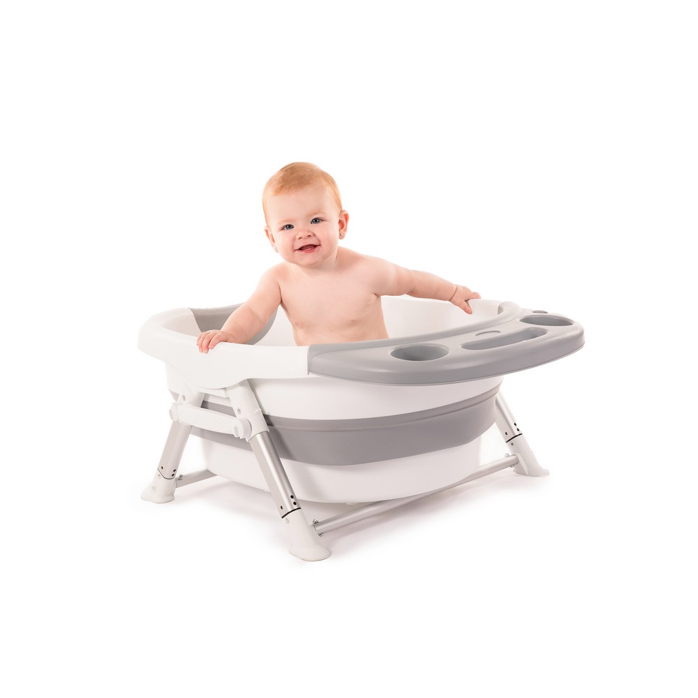 BoJungle B-Foldable Shower Bath Vaschetta Grigia Pieghevole