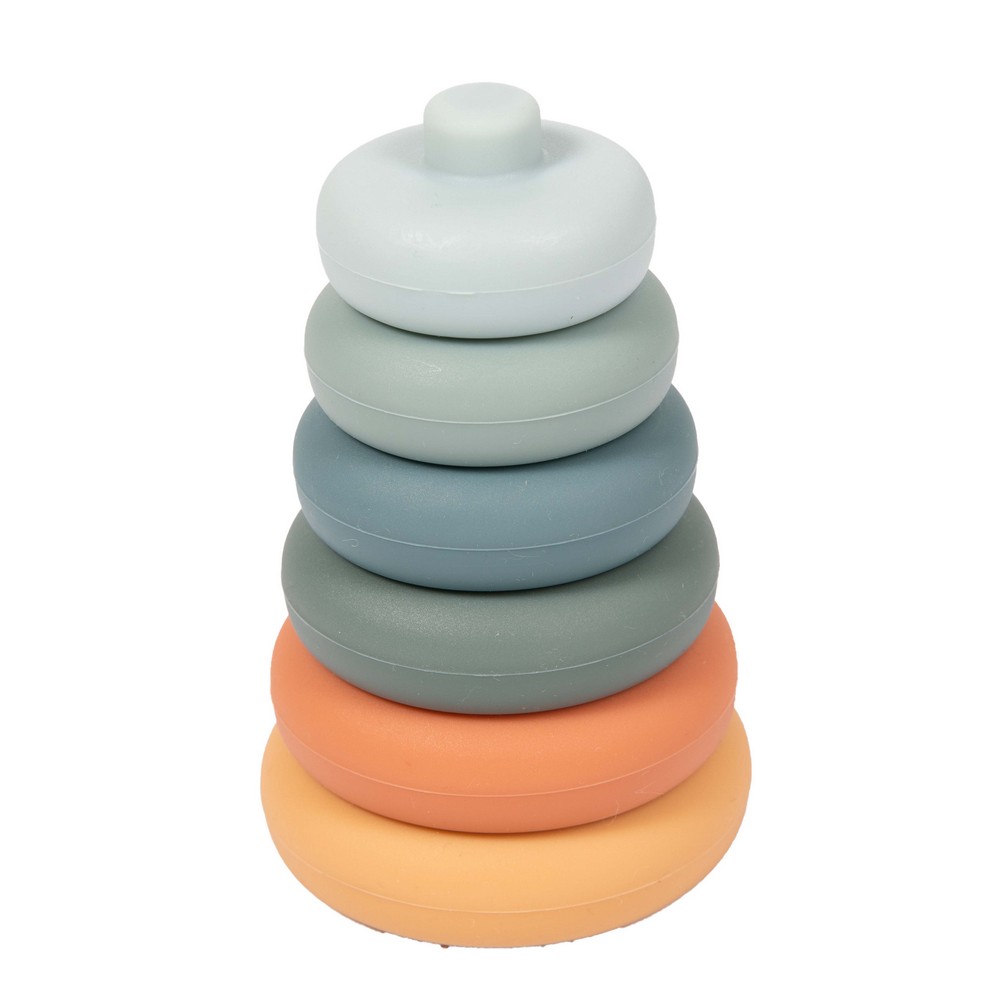 BoJungle Stacking Rounds torre impilabile silicone multicolore