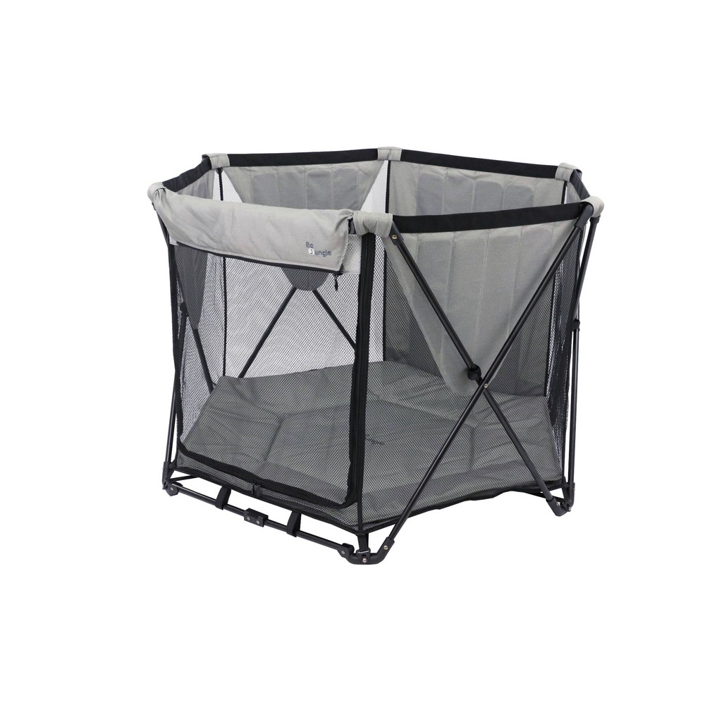 BoJungle B-Foldable Playard box pieghevole grigio 120 cm