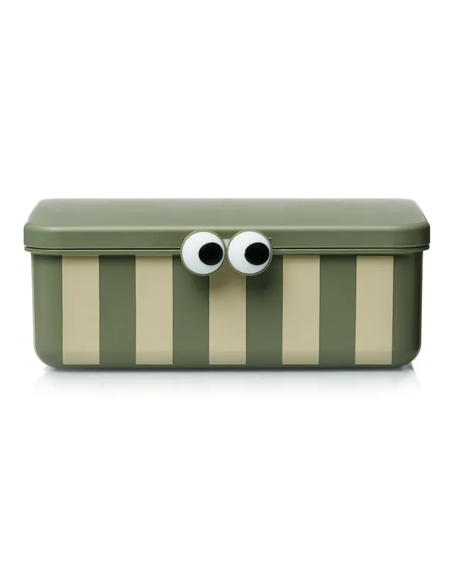 Noui Noui Lunch Boxes portapranzo verde 3 vassoi ermetico