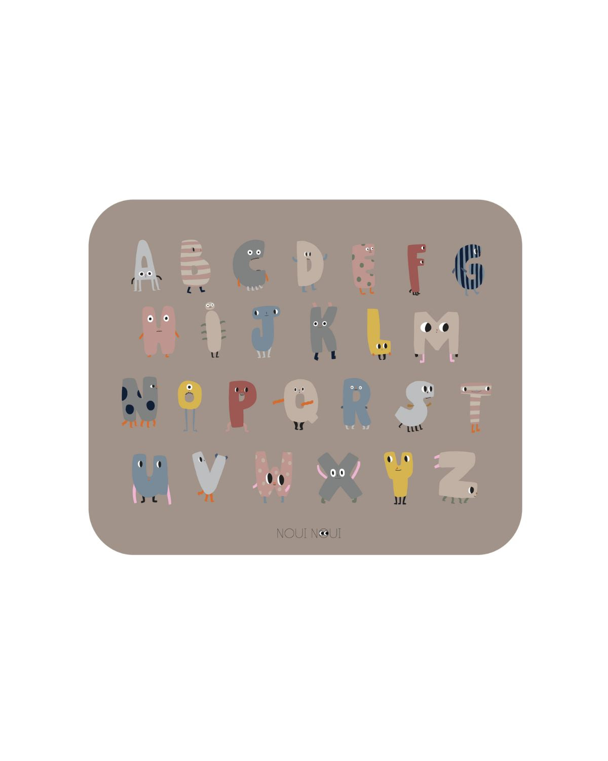 Noui Noui XL Placemats tovaglietta XL ABC 55x45