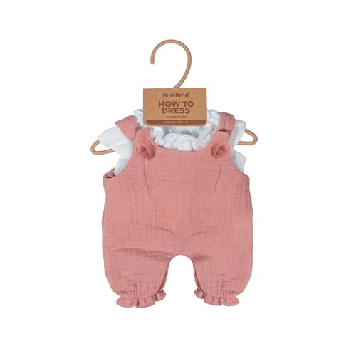 Miniland Bambole Salopette e Camicetta vestiti bambola 32 cm