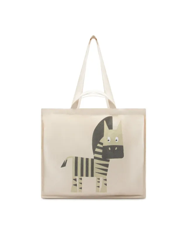 Noui Noui Shopper Borsa Zebra in Cotone