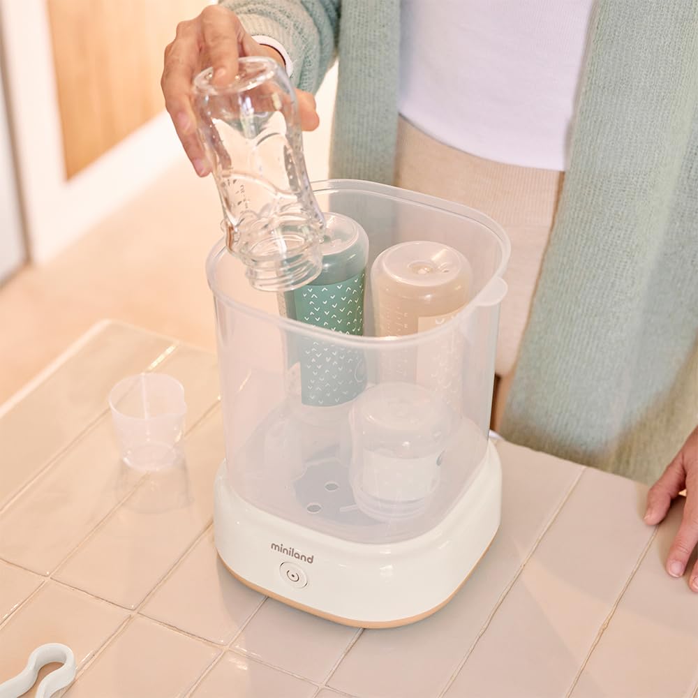 Miniland Mini Steamy Sterilizzatore Vapore Beige 8 Minuti
