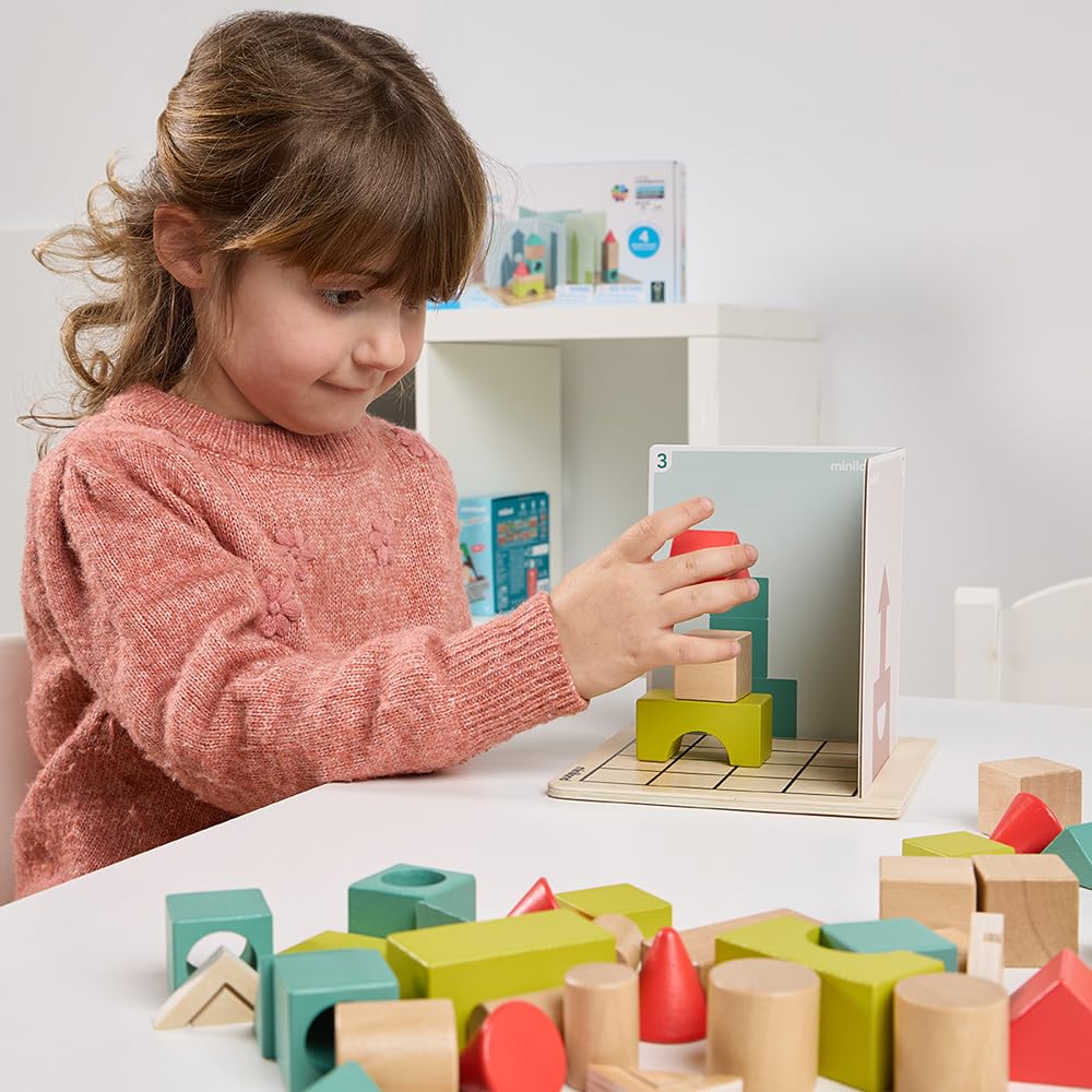 Miniland Shapes Shadows gioco logica legno 12 sfide 5 anni