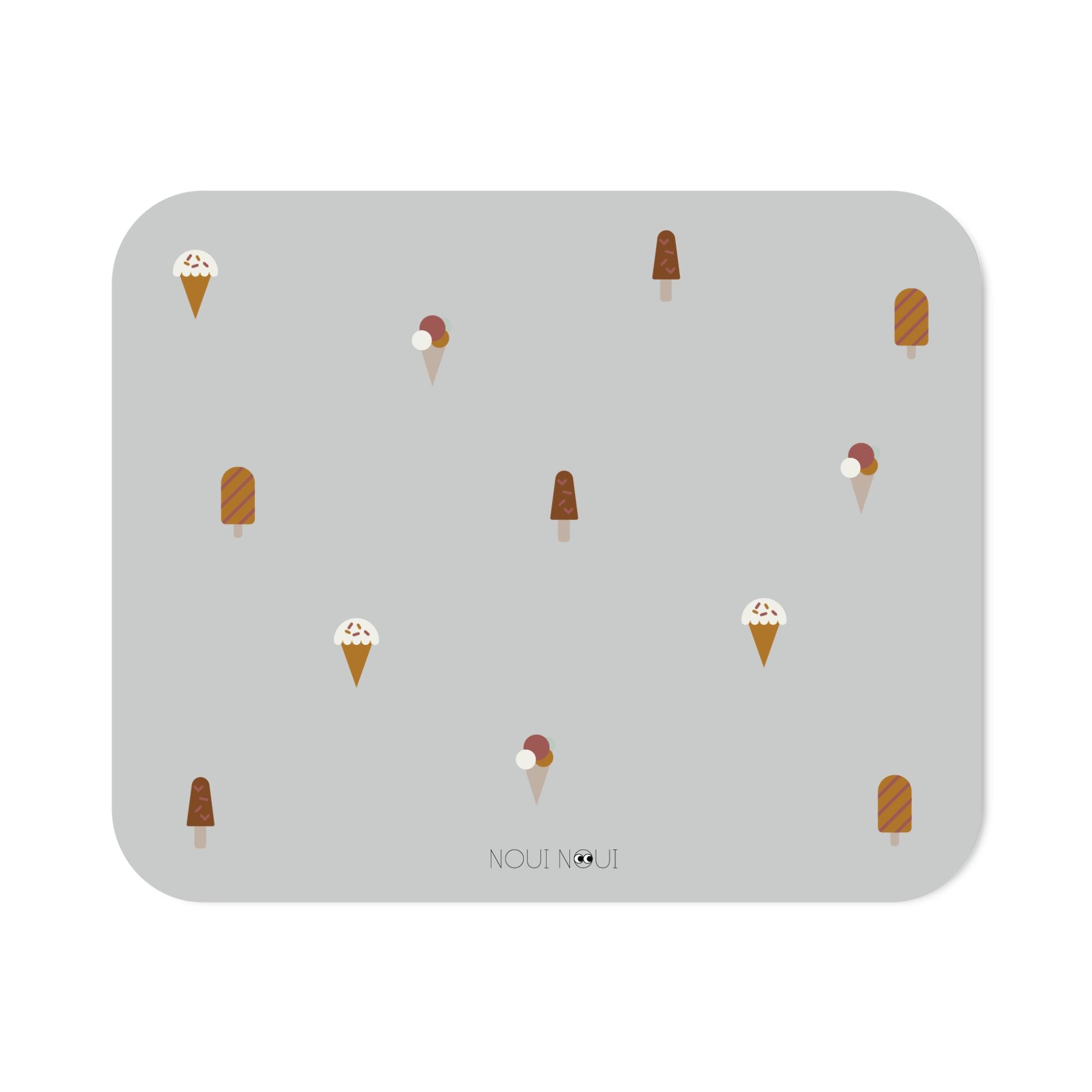 Noui Noui XL Placemats tovaglietta 55x45 vinile grigia