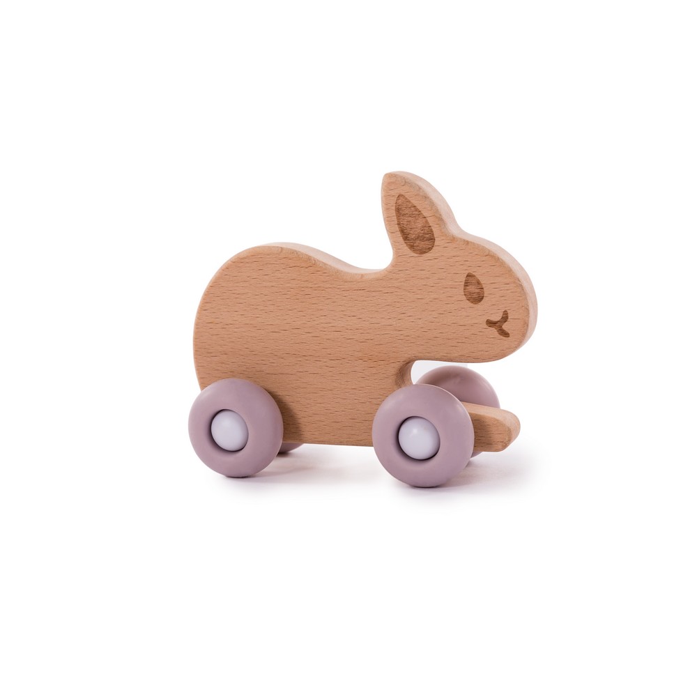 BoJungle Playtime B-Woody Rabbit coniglio legno rosa