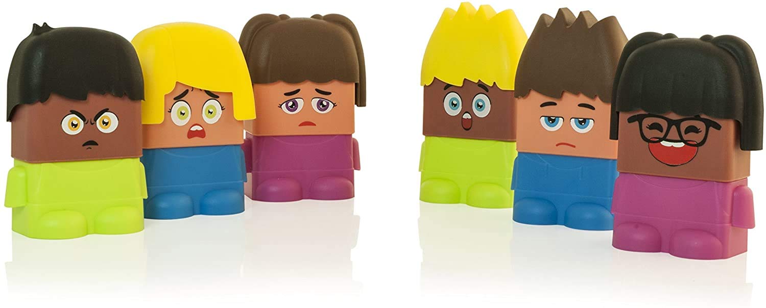 Miniland Emotiblocks gioco emozioni 6 personaggi 2-6 anni