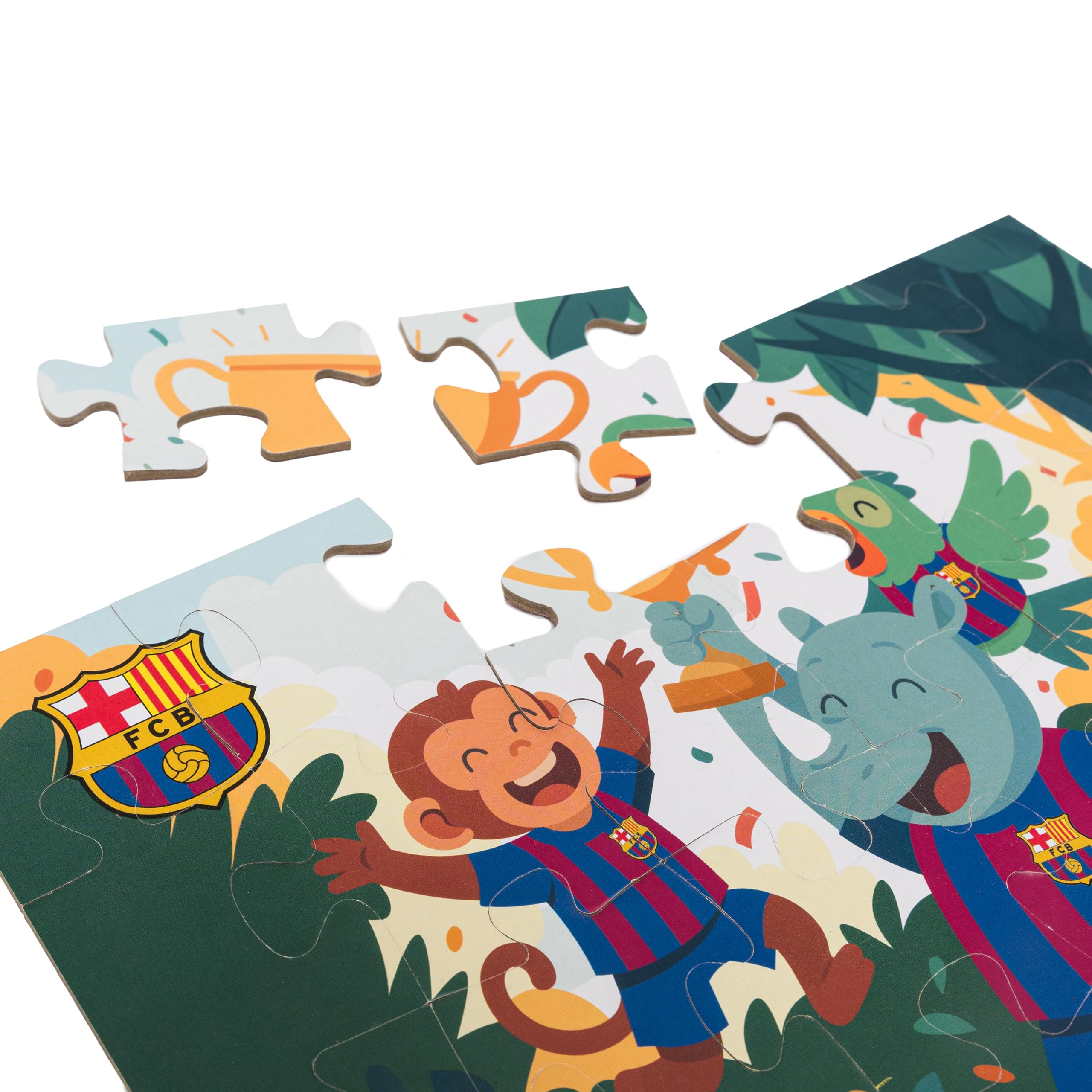 Miniland FC Barcelona puzzle bambini 24 pezzi dai 3 anni