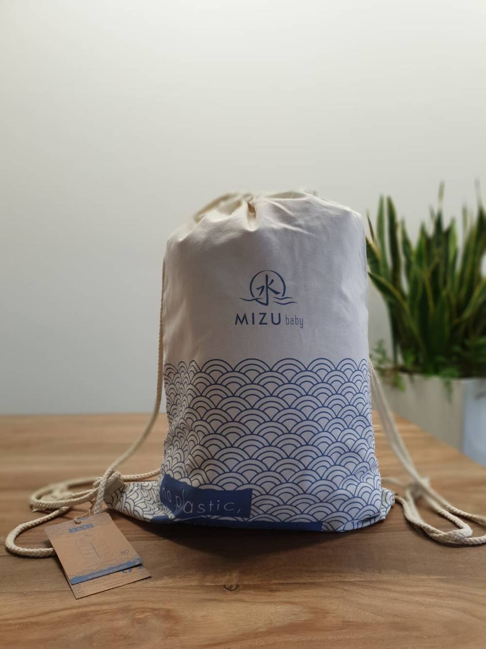 Mizu Baby Borsa Cotone Zainetto Cambio Merenda Naturale
