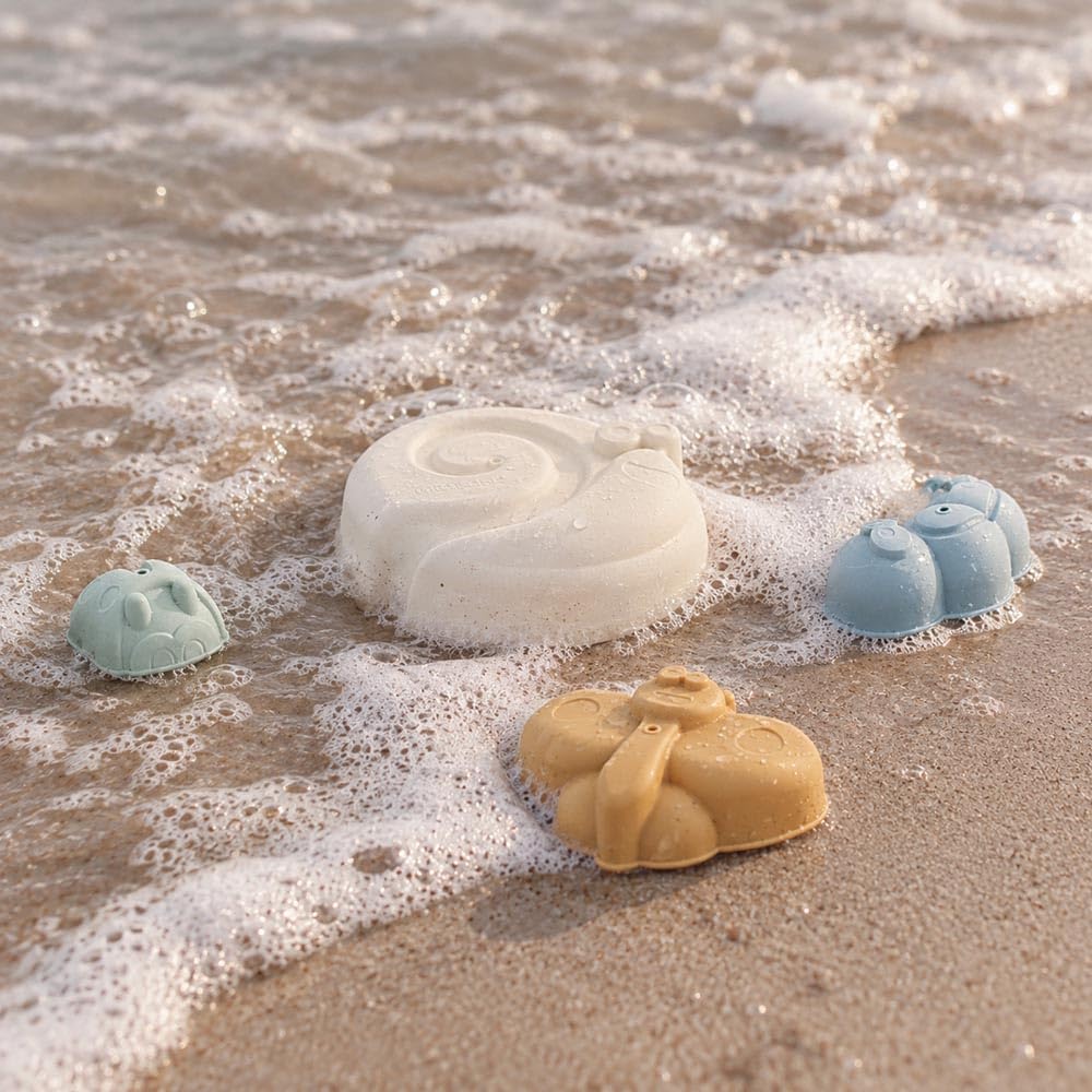 Miniland ECO Formine Sabbia Cool 4 Pezzi Mare