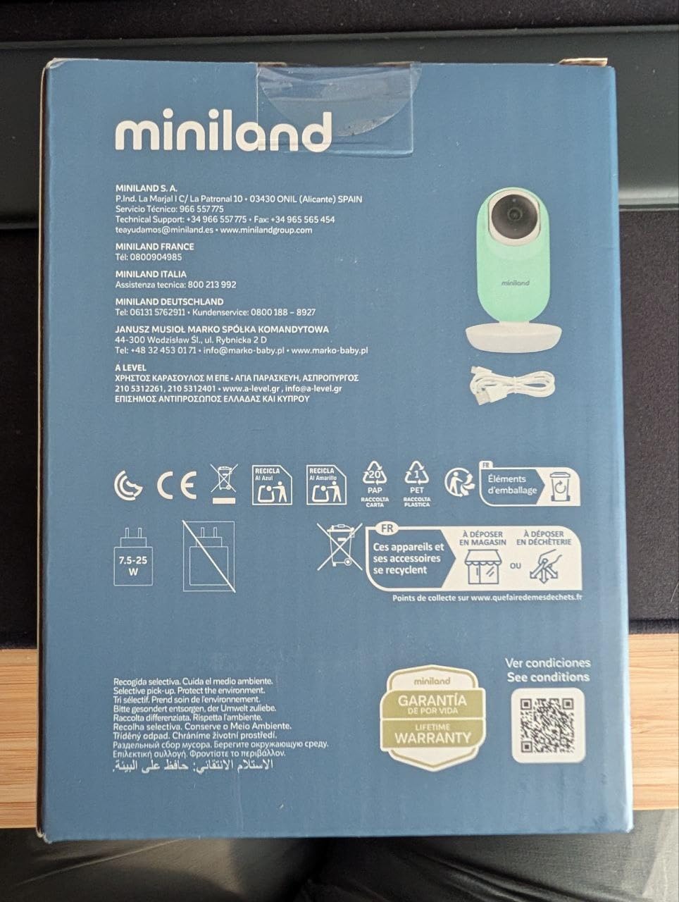 Miniland Digimonitor 5" HD telecamera aggiuntiva neonati