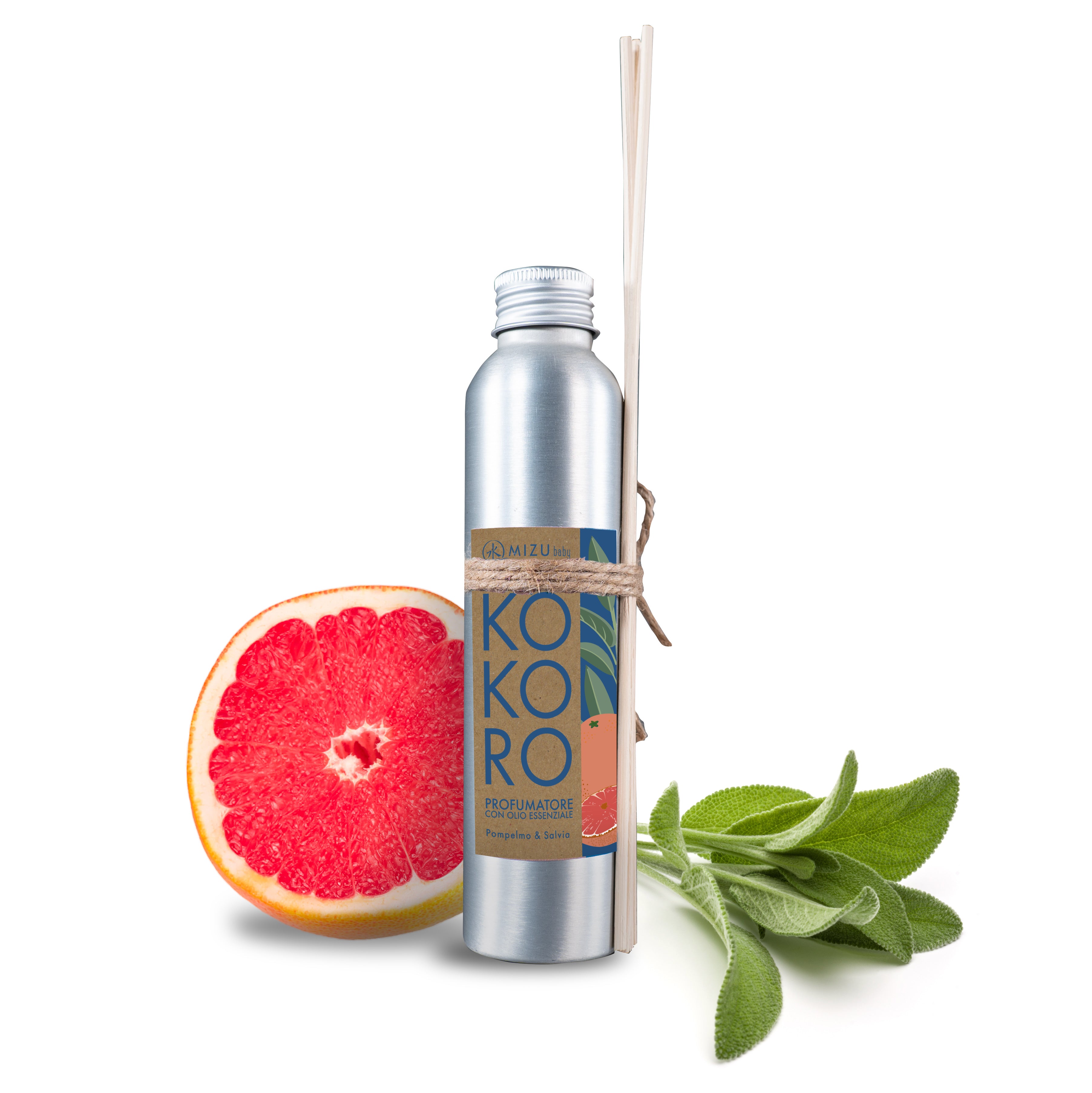 Mizu Baby Kokoro Diffusore Bastoncini 150ml Limone