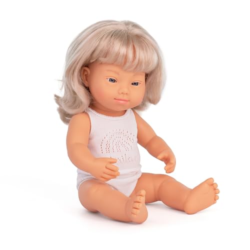 Miniland Bambole 31264 Bambola Down Bionda 38 cm Vinile