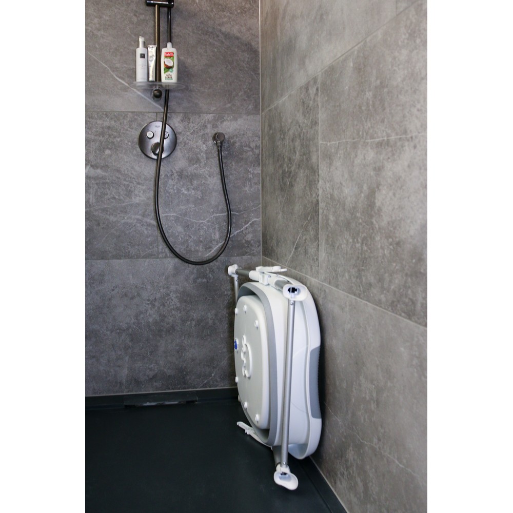 BoJungle B-Foldable Shower Bath Vaschetta Grigia Pieghevole