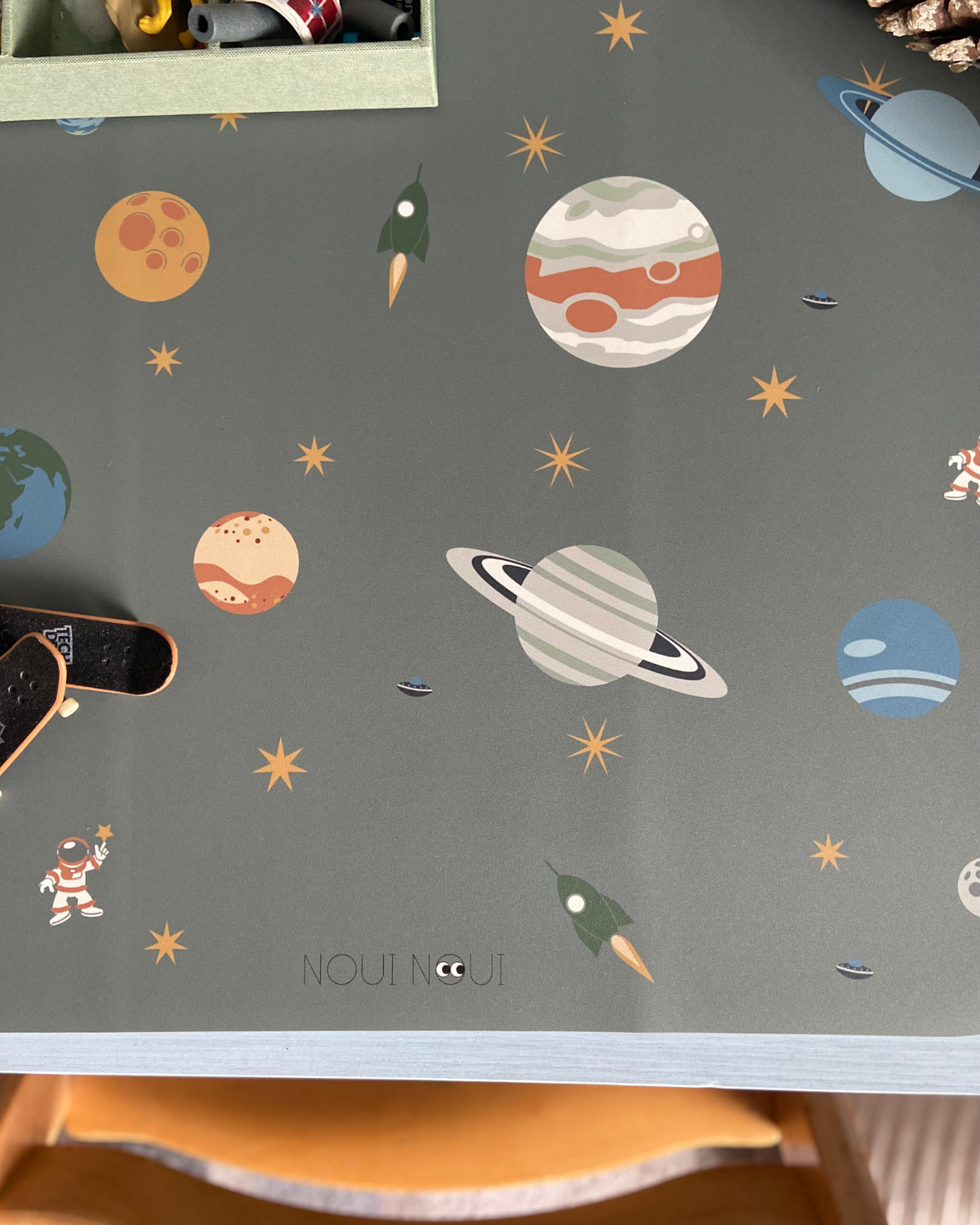 Noui Noui XL Placemats Tovaglietta Space 55x45 cm blu