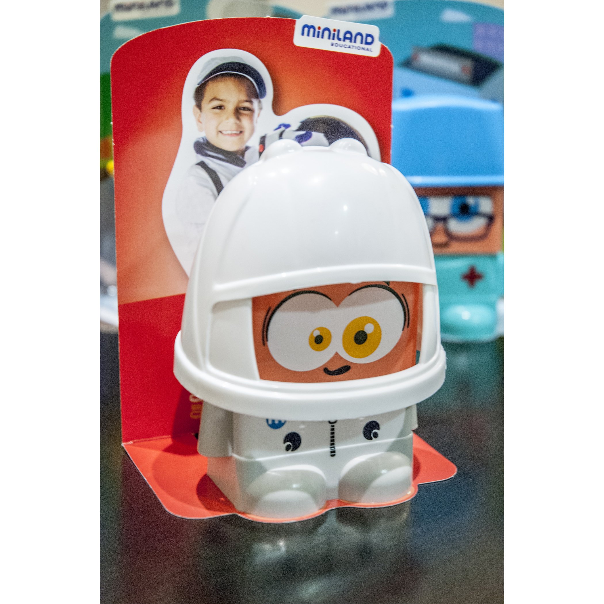 Miniland Job Blocks Gioco Mestieri 6 Personaggi 12 cm 2-6 Anni