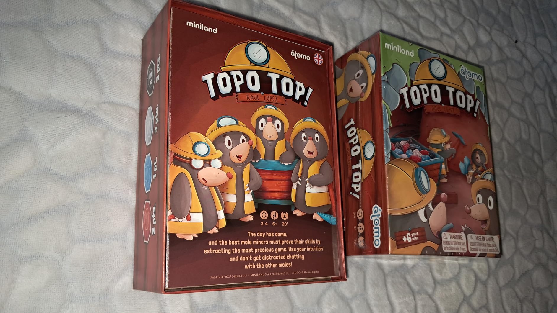 Miniland Topo Top Gioco Strategia Bambini 6 Anni