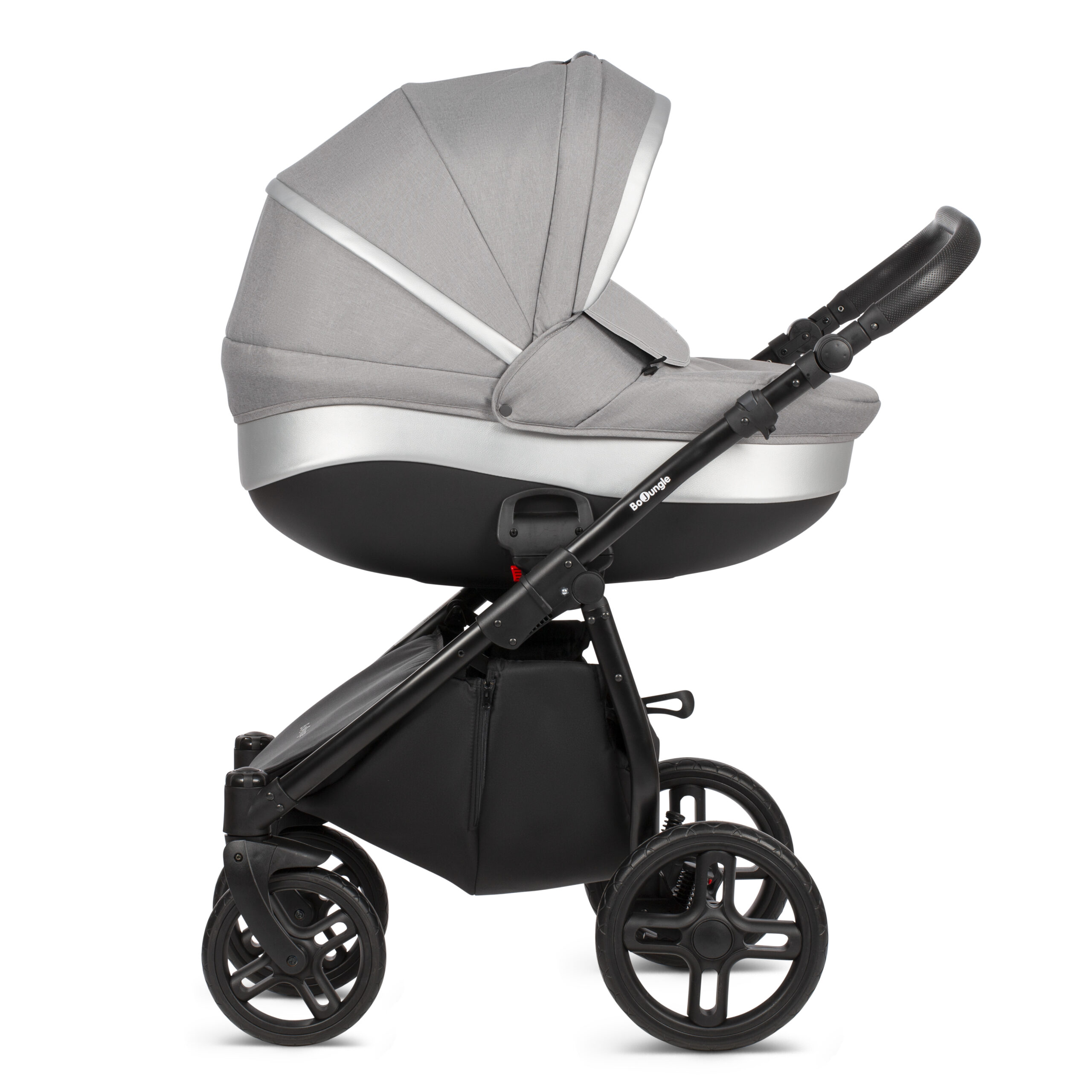 BoJungle B-Strolly passeggino grigio Silver Moon con navicella