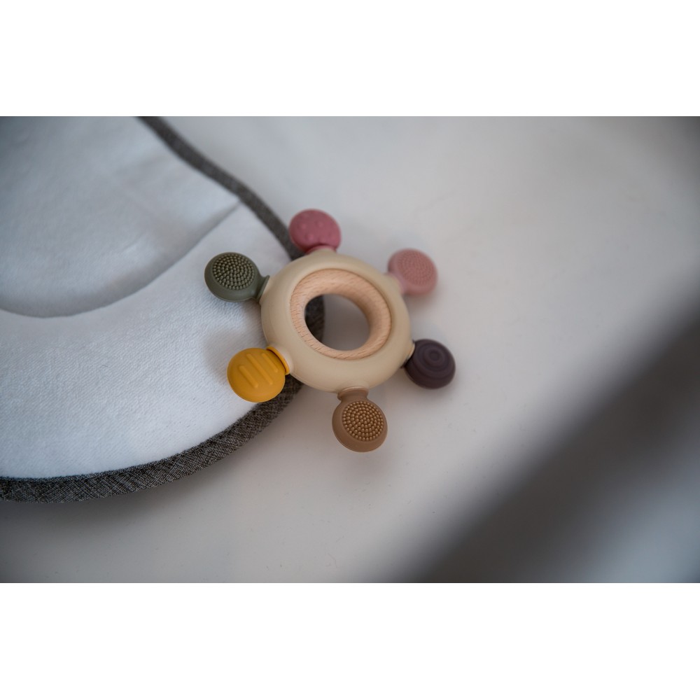 Bo Jungle Playtime Multi-Sensory Ring sonaglio dentizione silicone