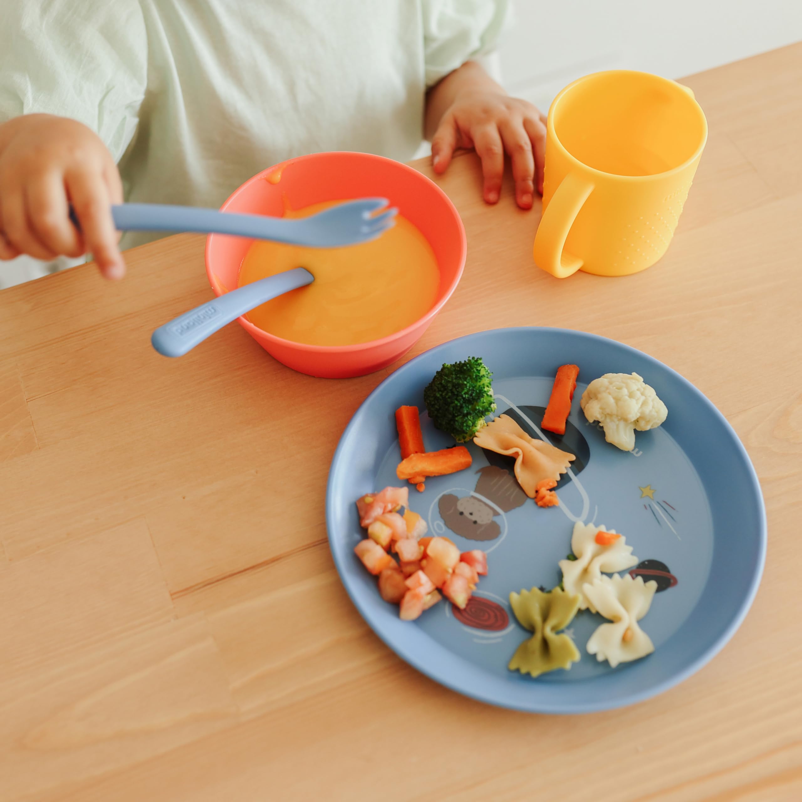 Miniland Explore set pappa blu silicone svezzamento