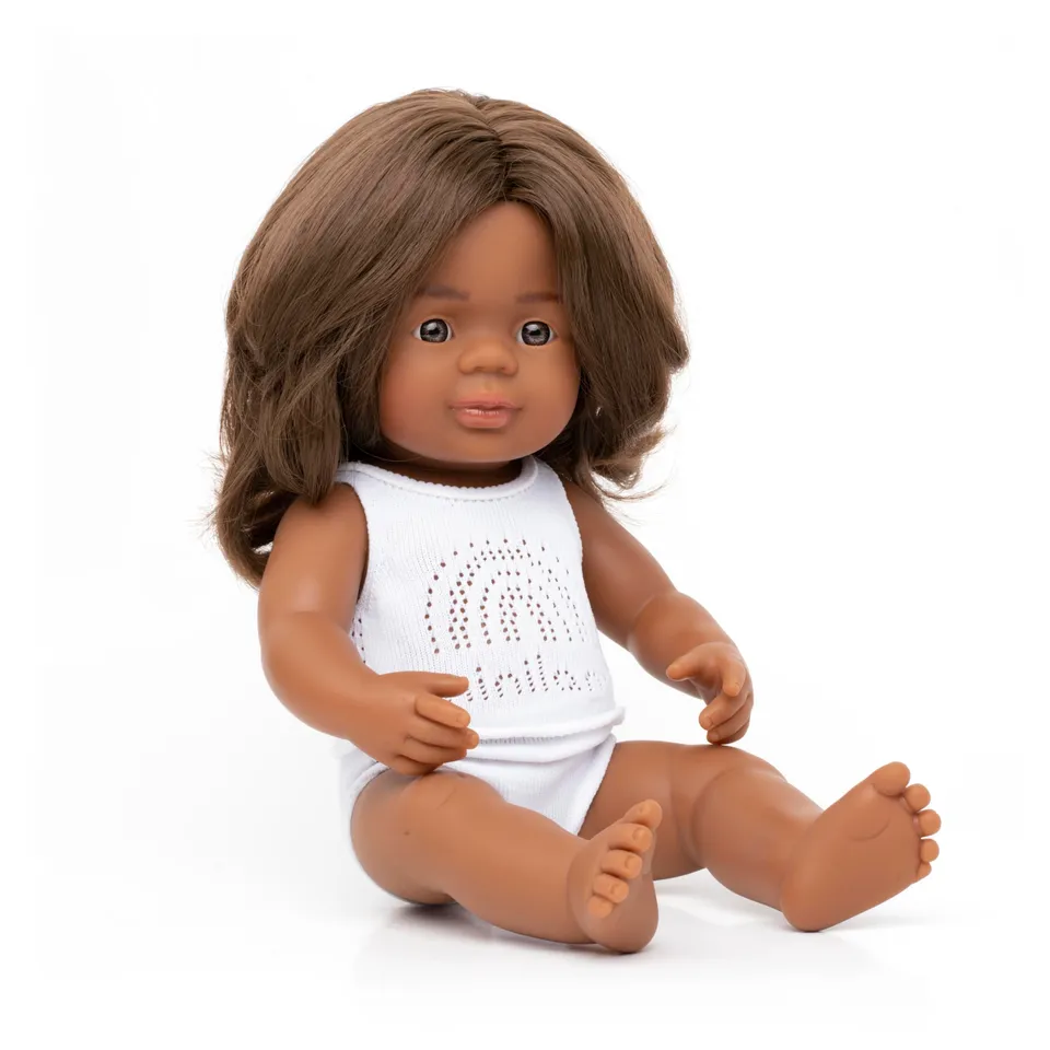 Miniland Bambola Aborigena Bambina Vinile 38 cm