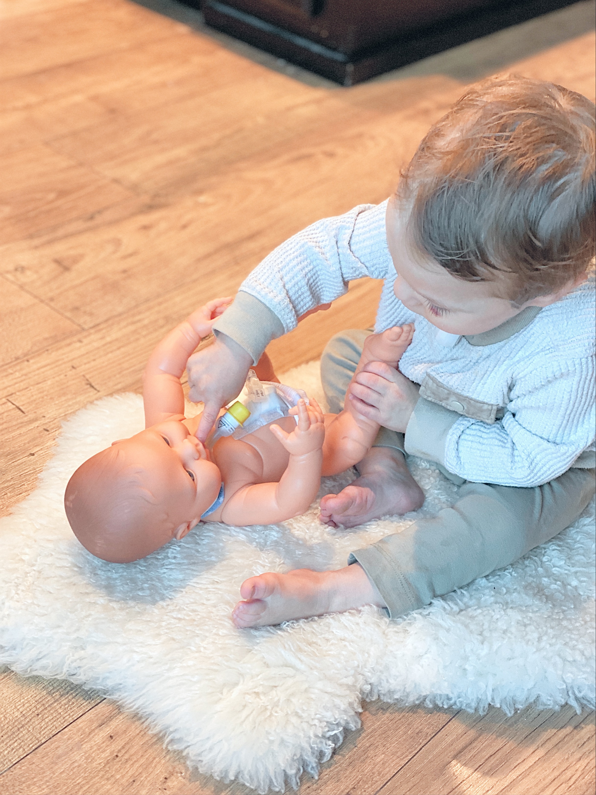 Miniland Bambole bambola neonato ragazzo europeo 40 cm