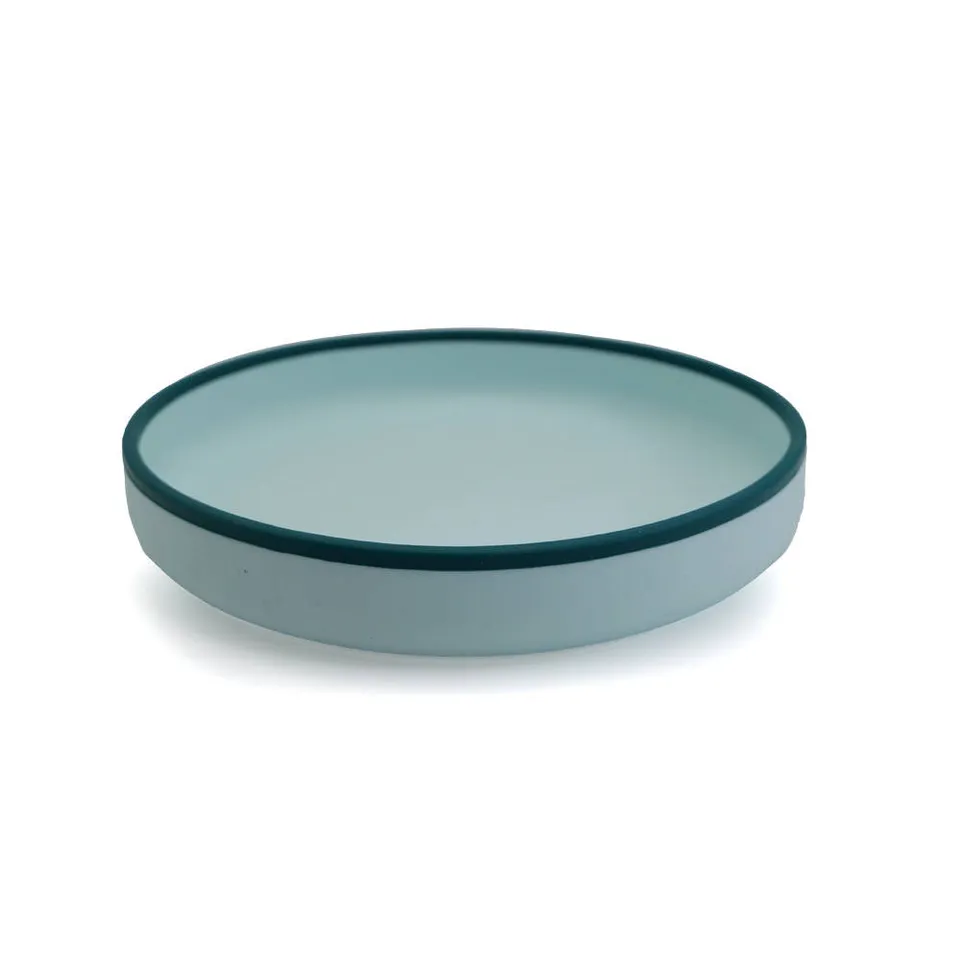 Mizu Baby Taiki piatto silicone con ventosa verde acqua
