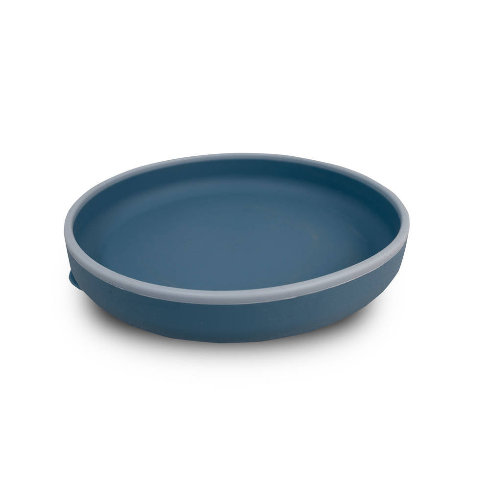 Mizu Baby Taiki piatto silicone con ventosa blu