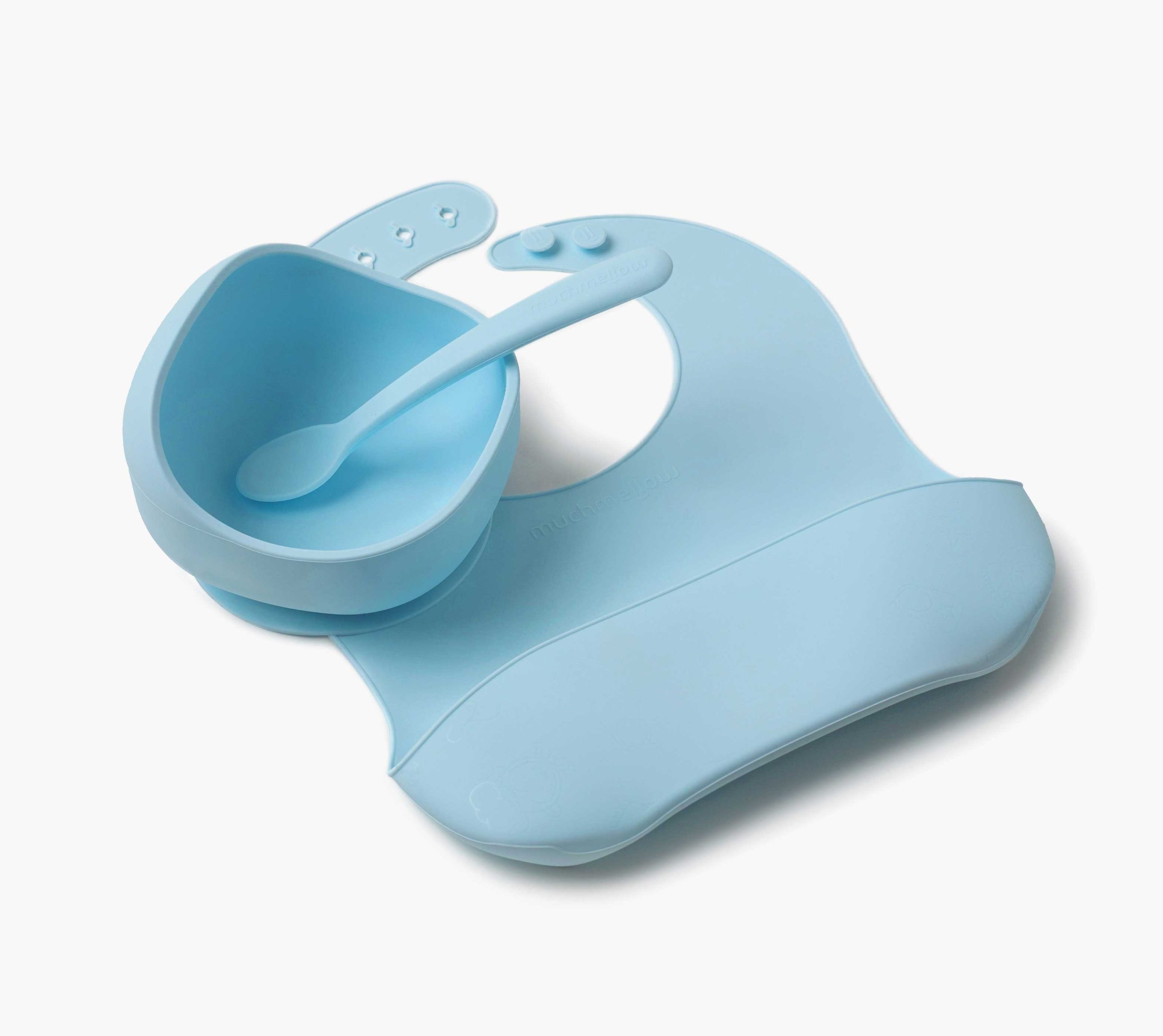 Muchmellow Pappa set pappa silicone ciotola cucchiaio bavaglino