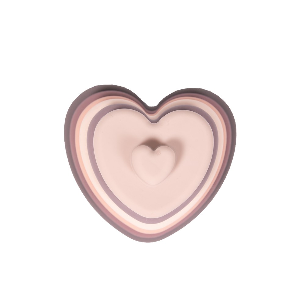 BoJungle B-Silicone Stacking Hearts torre impilabile silicone