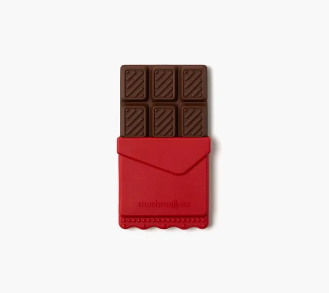 Muchmellow Primi Dentini massaggiagengive silicone cioccolato morbido