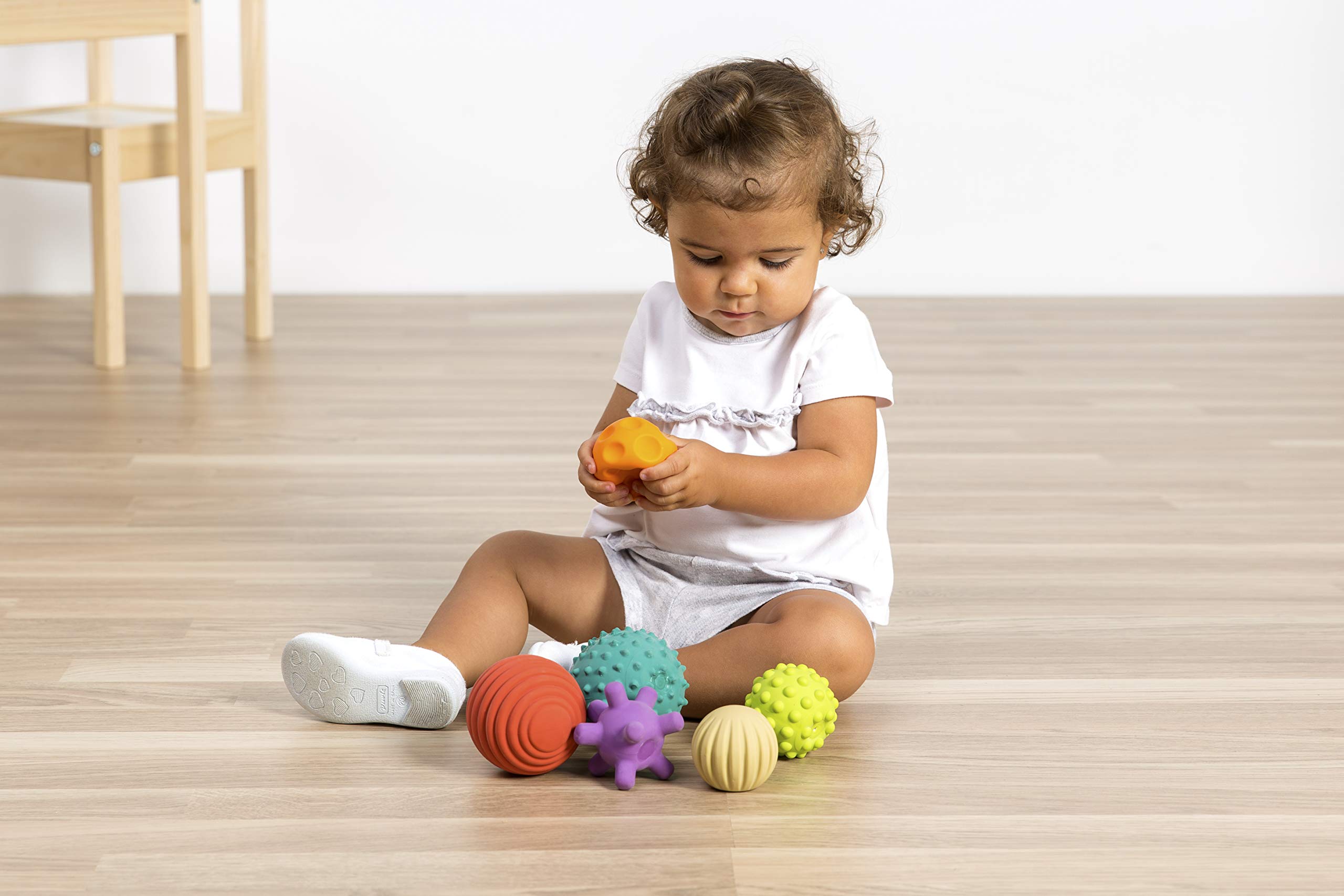 Miniland Palline Sensoriali gomma naturale presa facile