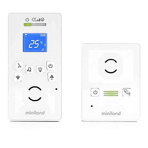 Miniland Sicurezza Digitalk Luxe 89477 baby monitor bianco 300 m