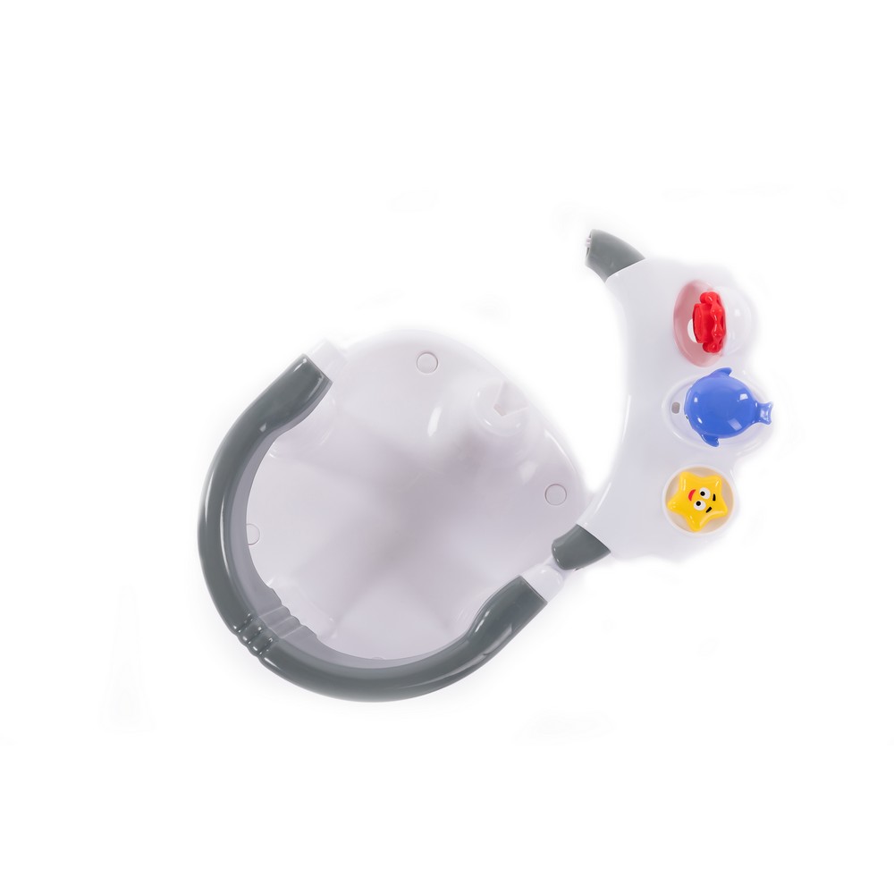BoJungle B-Bath Seat seggiolino bagno grigio con ventose e giochi