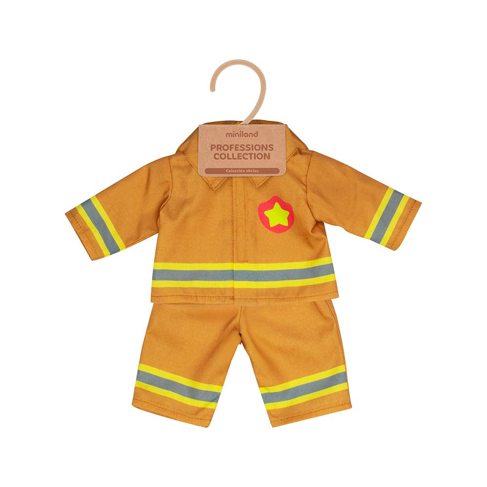 Miniland Bambole 38 cm costume pompiere gioco ruolo