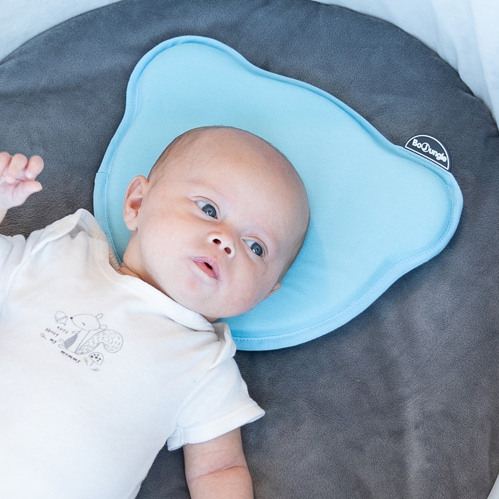 BoJungle Sleep B-Cosy Jersey Blue cuscino neonato blu