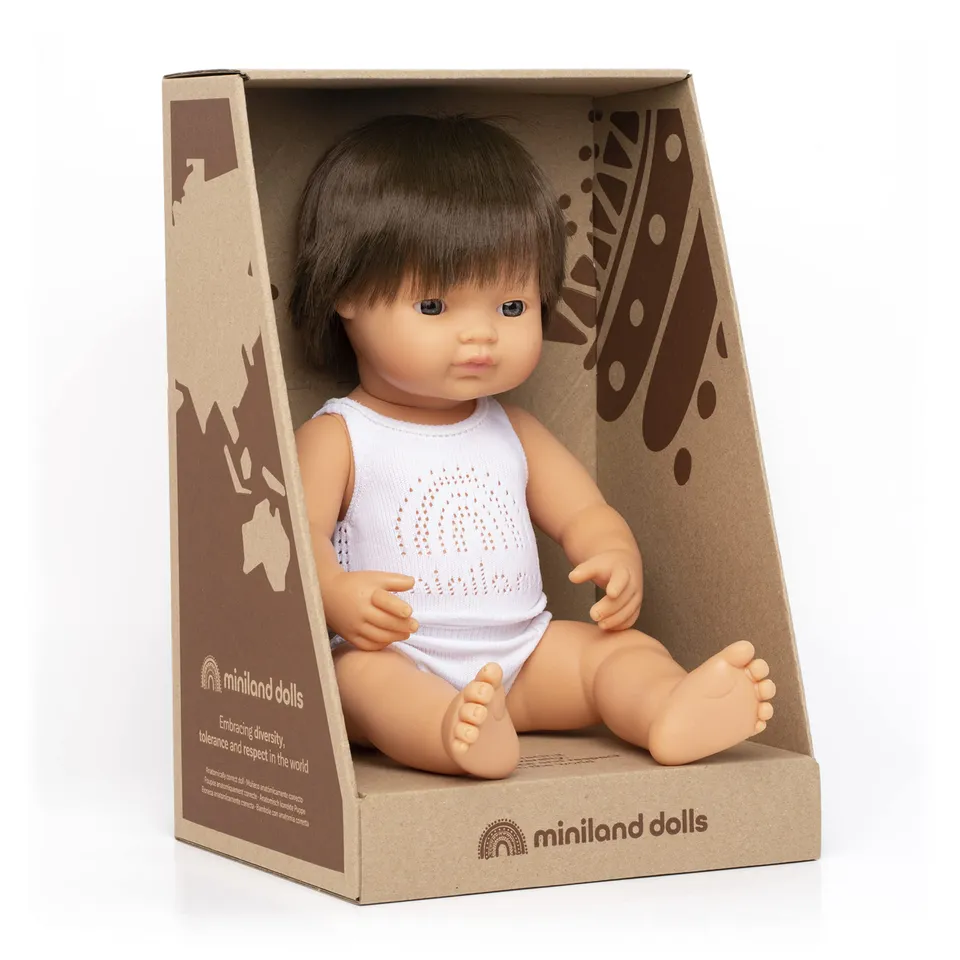 Miniland Bambole 31179 Bambola Maschio 38 cm Capelli