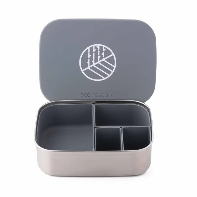 Eco Rascals Lunchboxes portapranzo acciaio argento 1600 ml